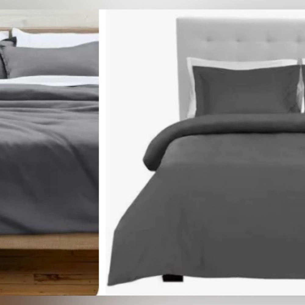 Set of 2 Twin/Twin XL Duvet Cover. Includes duvet cover and one standard sham.